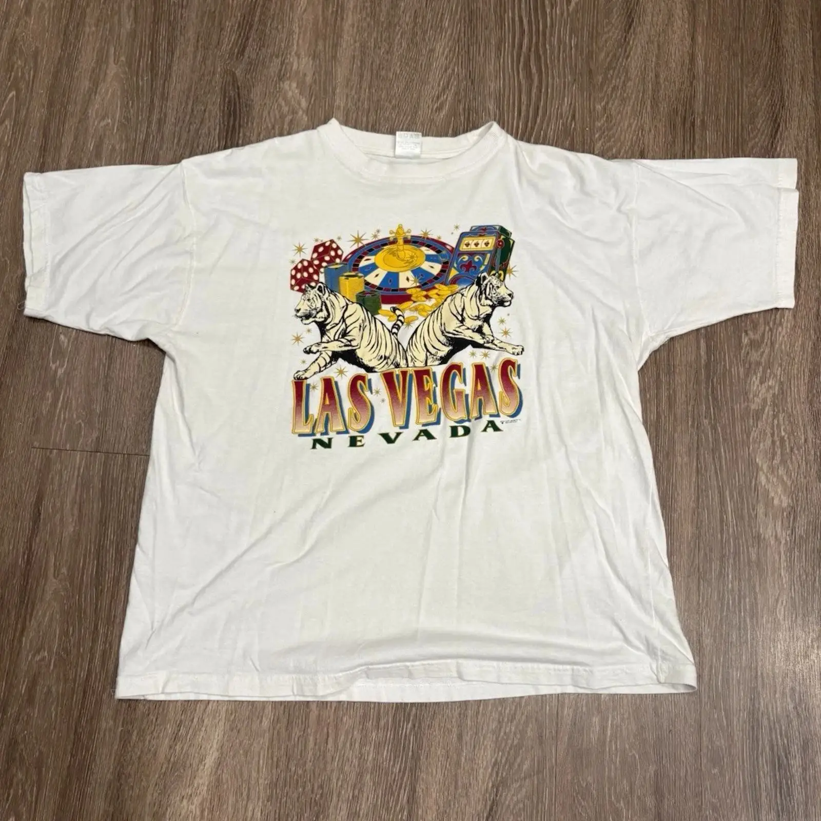 Vintage Fashion Las Vegas - Las Vegas Casino Tiger T-shirt Heren