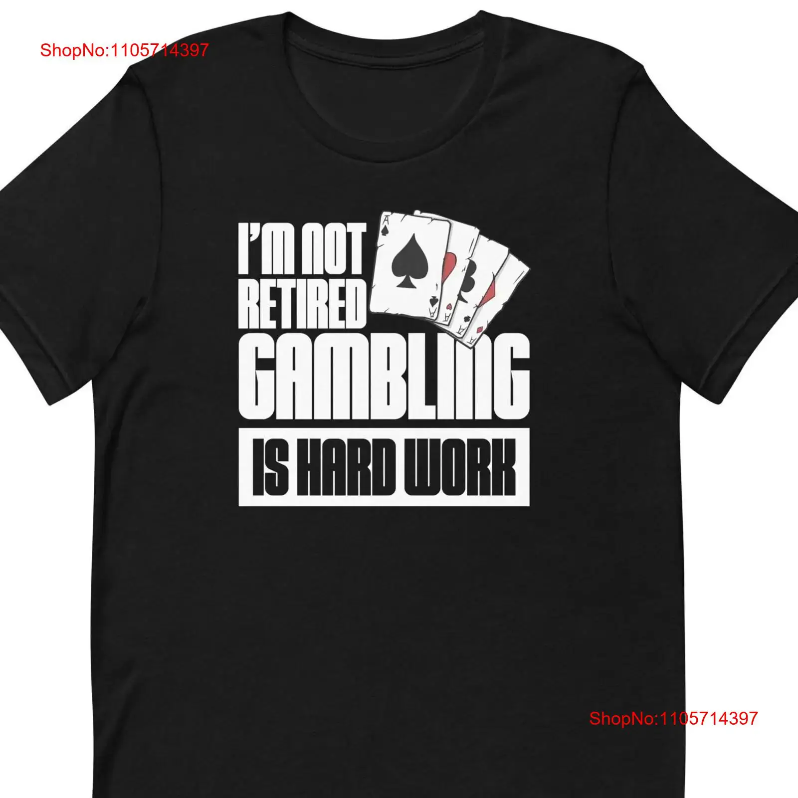 Vintage Fashion Las Vegas - Gokken T-shirt Casino Poker Speler Las
