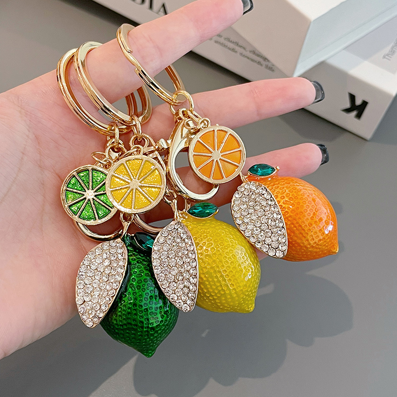Vintage Fashion Ornaments - EASYA Imitatie Fruit Ornament Charm Sleutelhanger