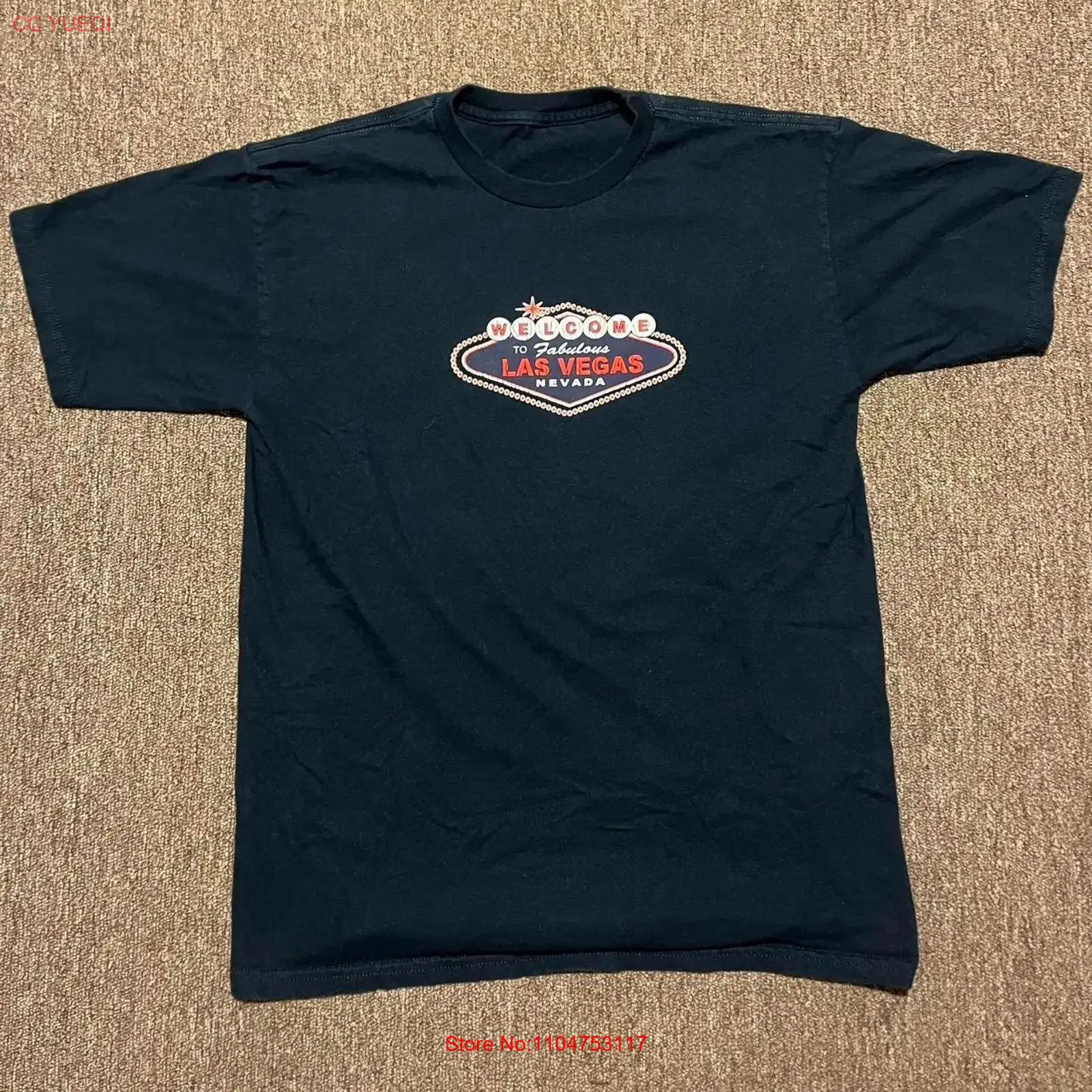 Vintage Fashion Las Vegas - Marineblauw en rood Medium vintage Las
