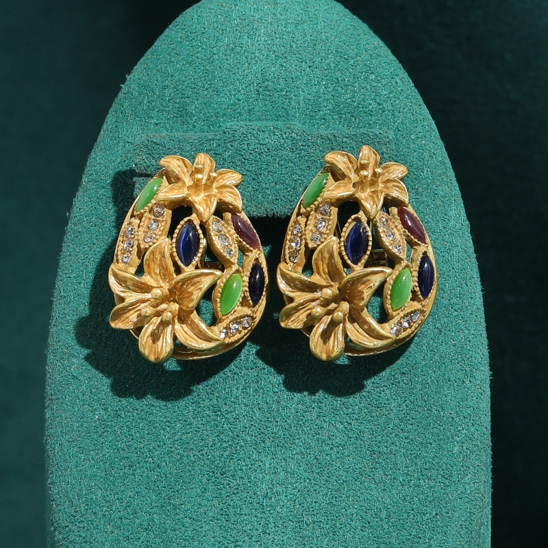 Vintage gekleurde glazen tromp - Vintage Fashion Jewelry Brands recensie en prijs