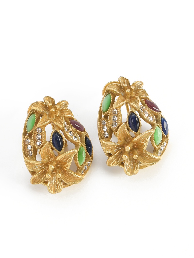 Vintage gekleurde glazen tromp - Vintage Fashion Jewelry Brands recensie en prijs