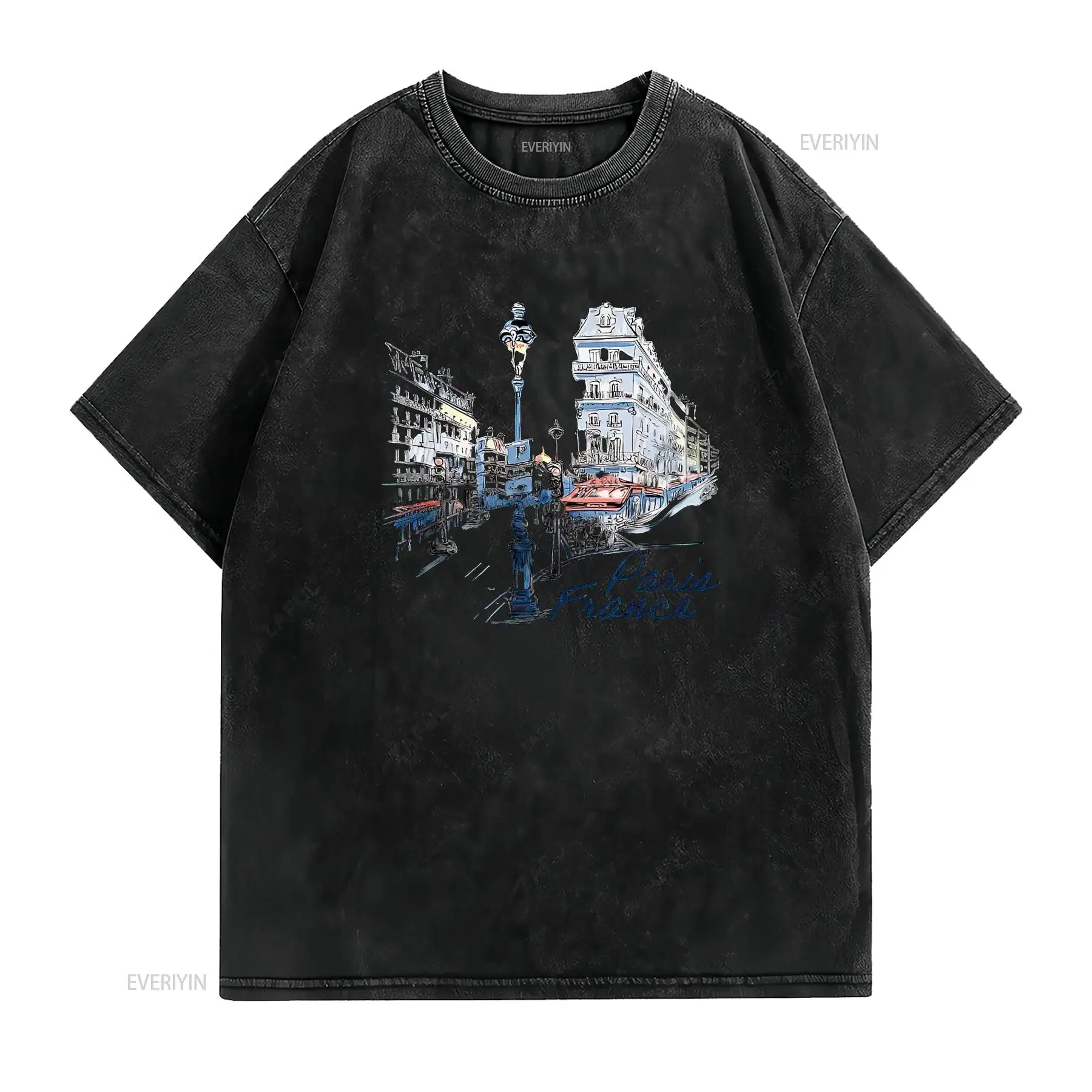 Parijs Frankrijk Souvenir tee  - Vintage Fashion Paris recensie en prijs
