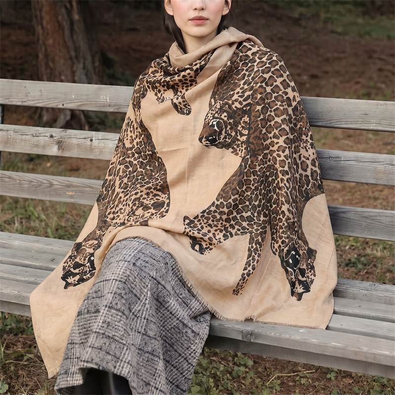 Vintage luipaardprint hijab en - Vintage Fashion Hijab recensie en prijs
