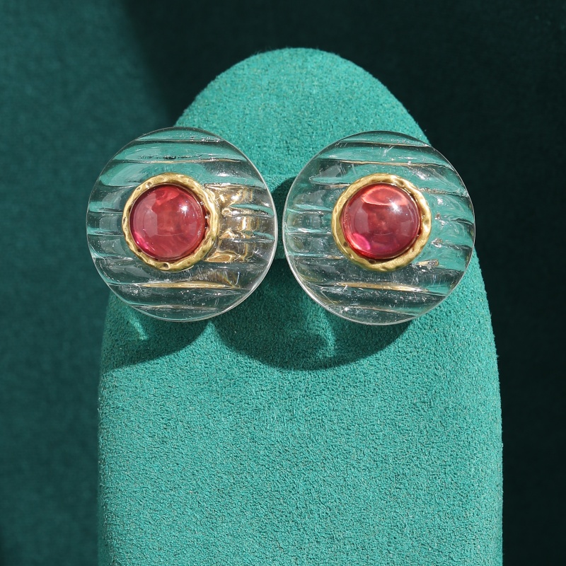 Vintage roze geglazuurde trans - Vintage Fashion Jewelry Brands recensie en prijs