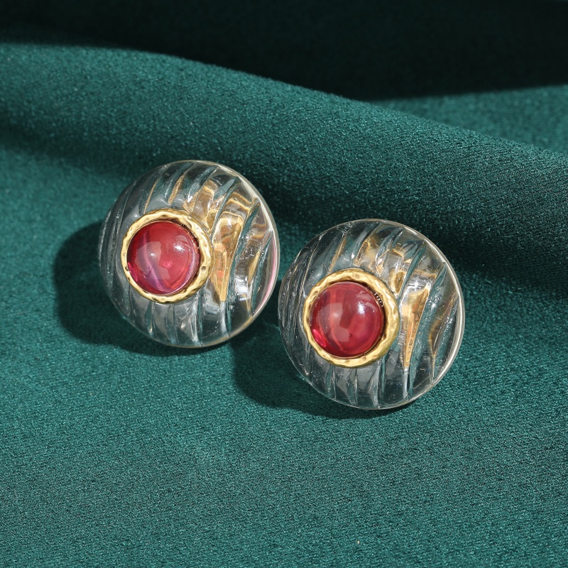 Vintage roze geglazuurde trans - Vintage Fashion Jewelry Brands recensie en prijs