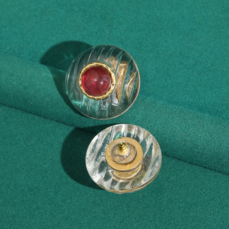 Vintage roze geglazuurde trans - Vintage Fashion Jewelry Brands recensie en prijs