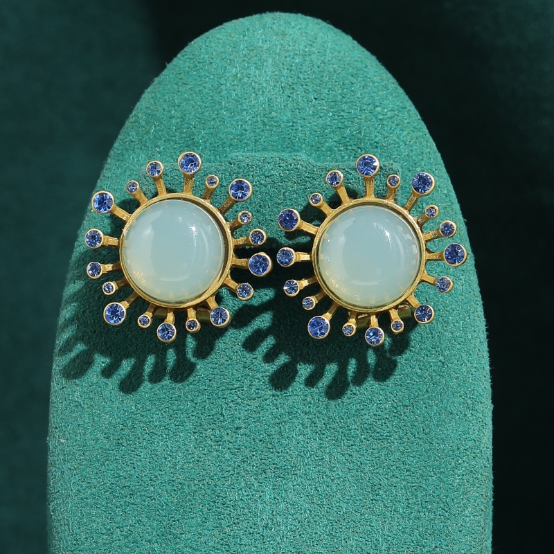 Vintage groene agaat oorbellen - Vintage Fashion Jewelry Brands recensie en prijs