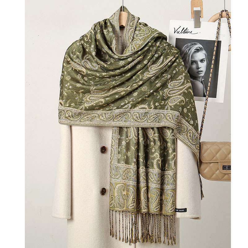 Boheemse Cashew Print Sjaal Vo - Vintage Fashion Hijab recensie en prijs