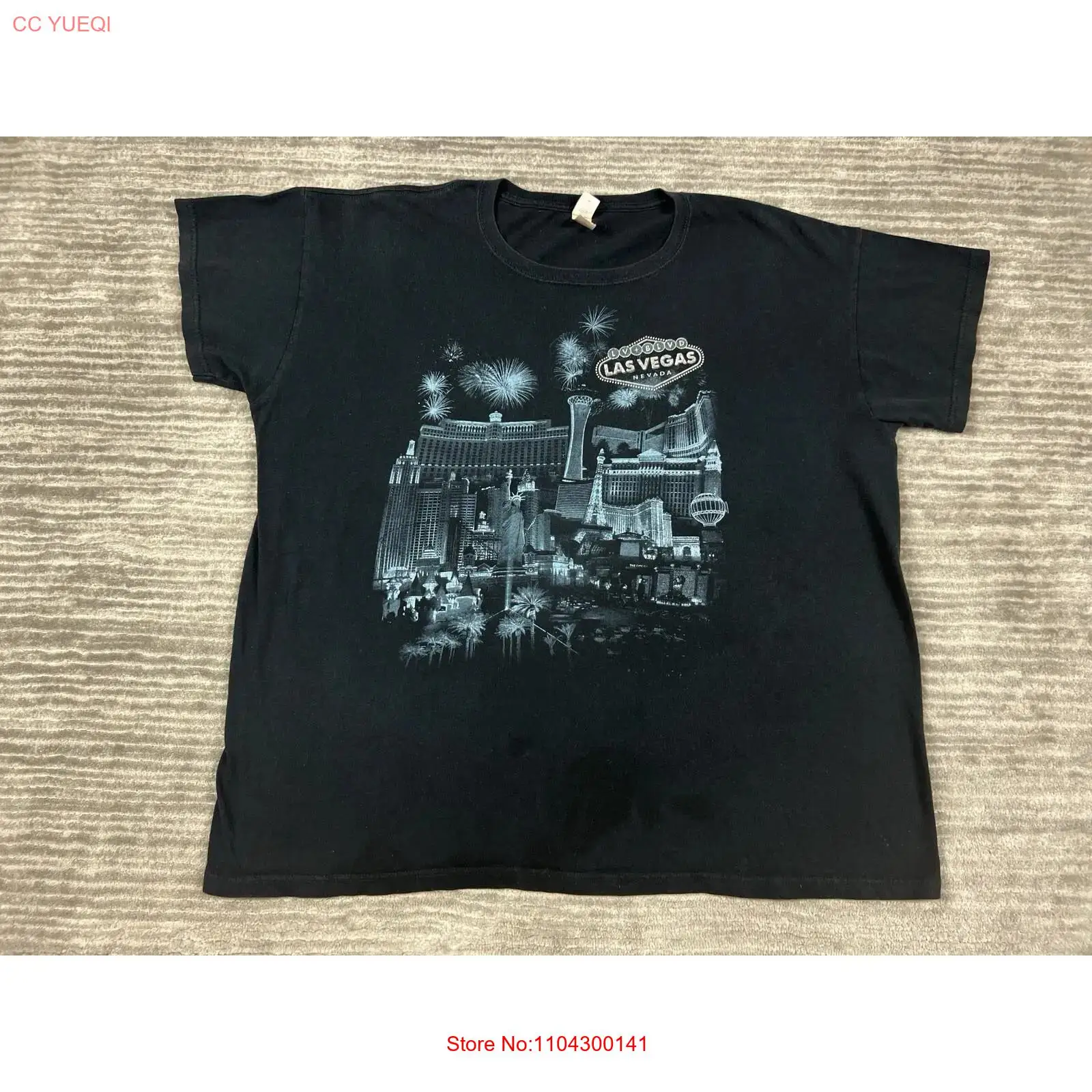 Las Vegas T-shirt Heren 2X Zwa - Vintage Fashion Las Vegas recensie en prijs