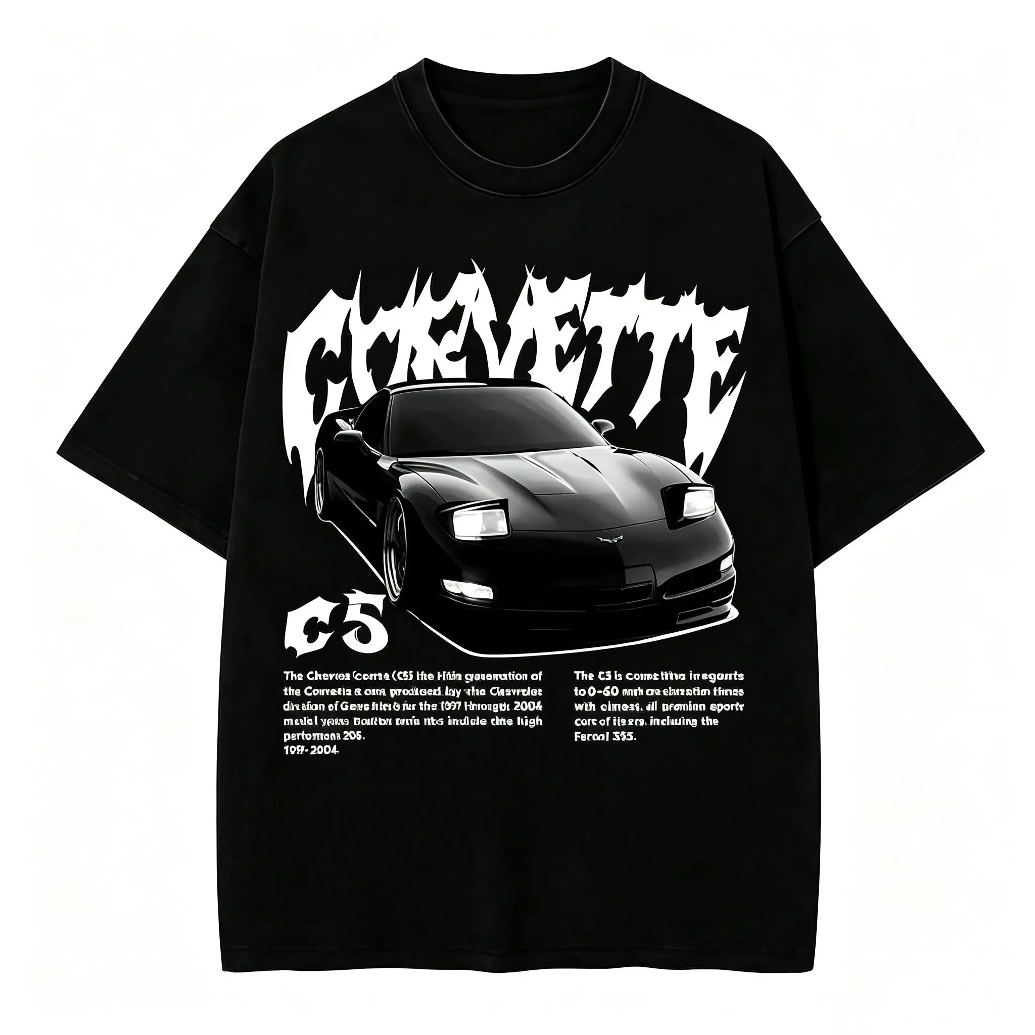 Corvette C5 T-shirt, retro aut - Vintage Fashion Las Vegas recensie en prijs