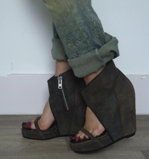 Dames vintage leren platformsa - Vintage Fashion Plus Size recensie en prijs