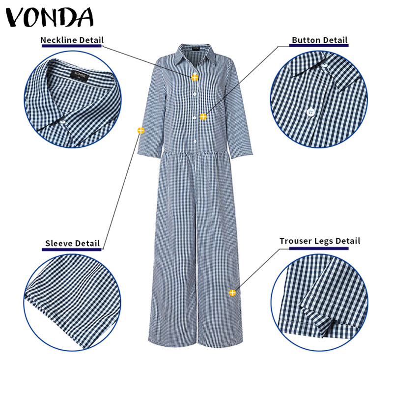 Plus Size 5XL VONDA Vintage Ju - Vintage Fashion Plus Size recensie en prijs