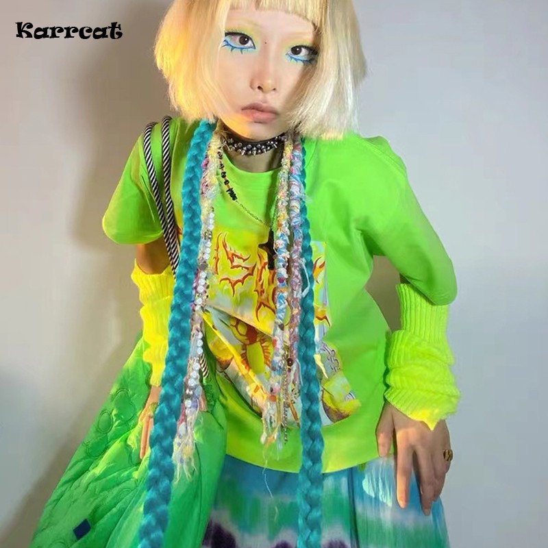Karrcat Y2k Esthetiek T-shirt  - Tie Dye Shirt Vintage recensie en prijs