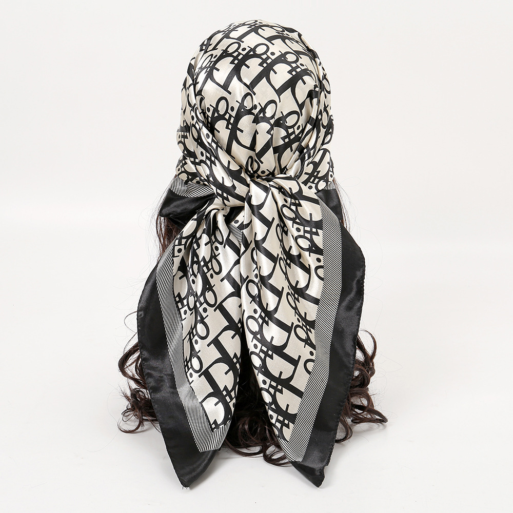1 Stuks 90 Cm Dames Zijden Sja - Vintage Fashion Hijab recensie en prijs