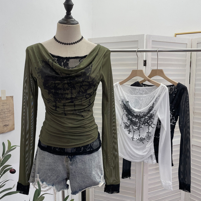 Vrouwen Casual Kant Splitsen M - Tie Dye Shirt Vintage recensie en prijs