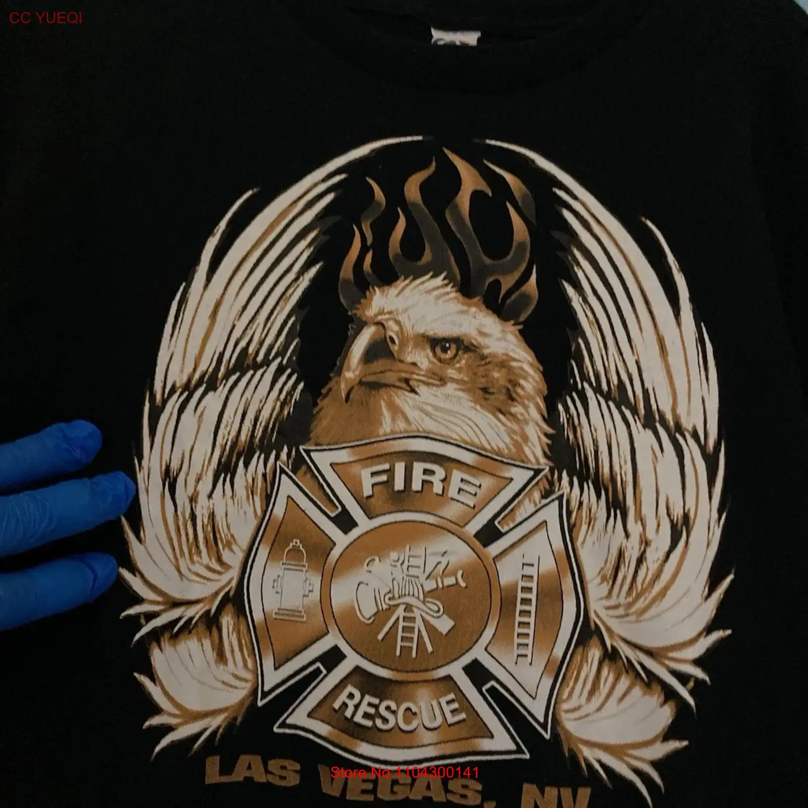 LAS VEGAS FIRE RESCUE T-shirt  - Vintage Fashion Las Vegas recensie en prijs