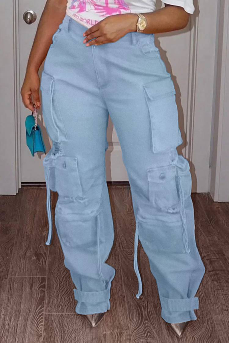 Plus Size Cargo Denim Jeans Za - Vintage Fashion Plus Size recensie en prijs