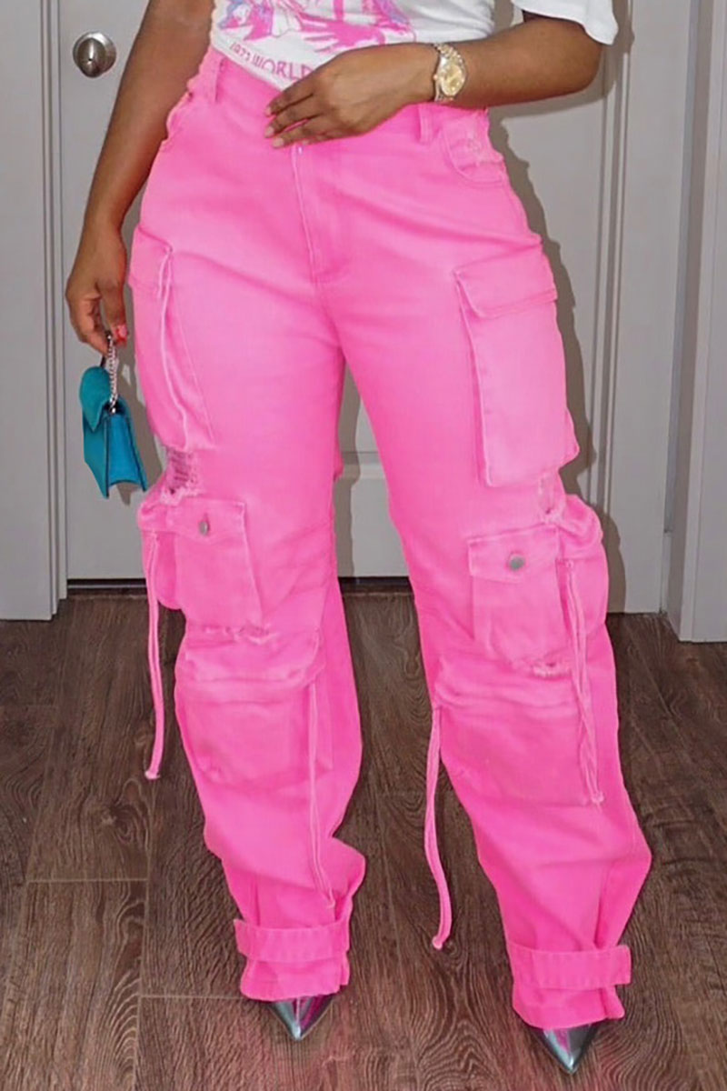 Plus Size Cargo Denim Jeans Za - Vintage Fashion Plus Size recensie en prijs