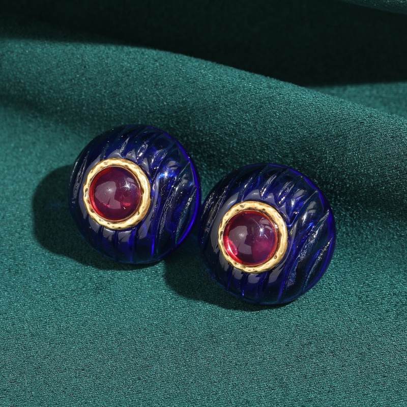 Vintage Paars Blauw Geglazuurd - Vintage Fashion Jewelry Brands recensie en prijs