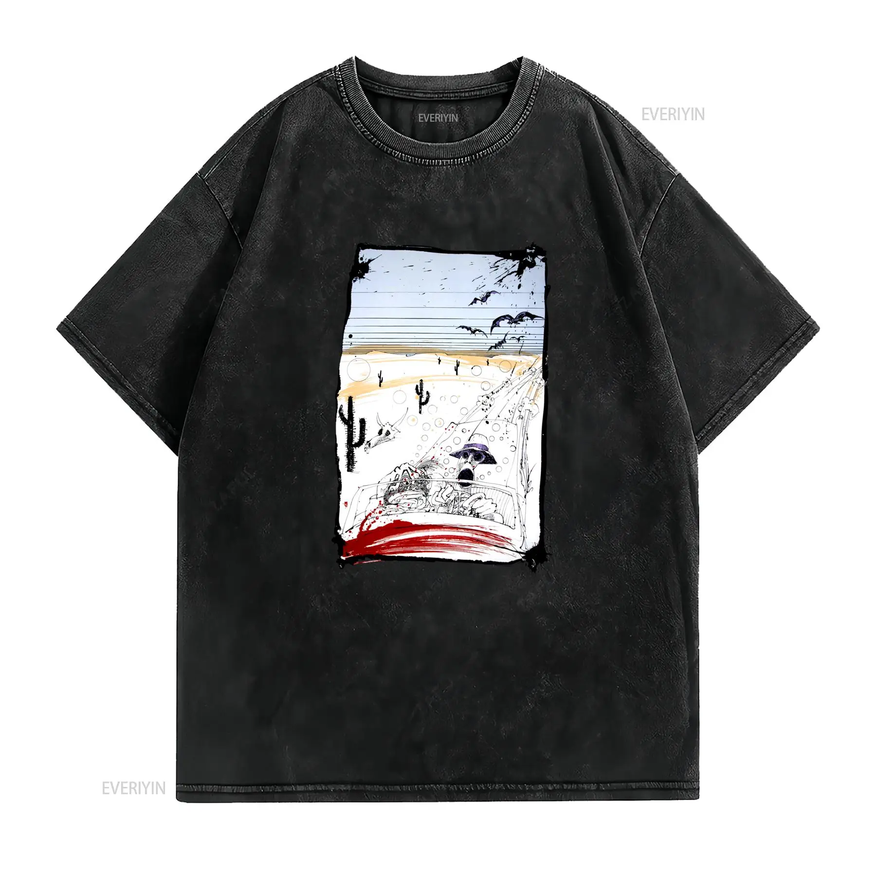 Artistiek T-shirt Fear And Loa - Vintage Fashion Las Vegas recensie en prijs