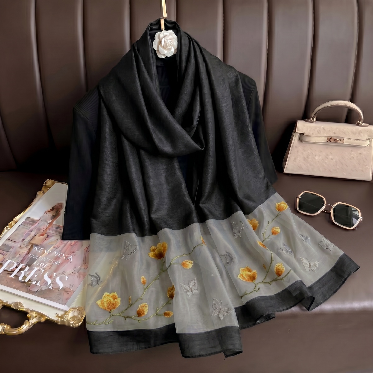 Sjaal Print Hijab Bandana Zijd - Vintage Fashion Hijab recensie en prijs