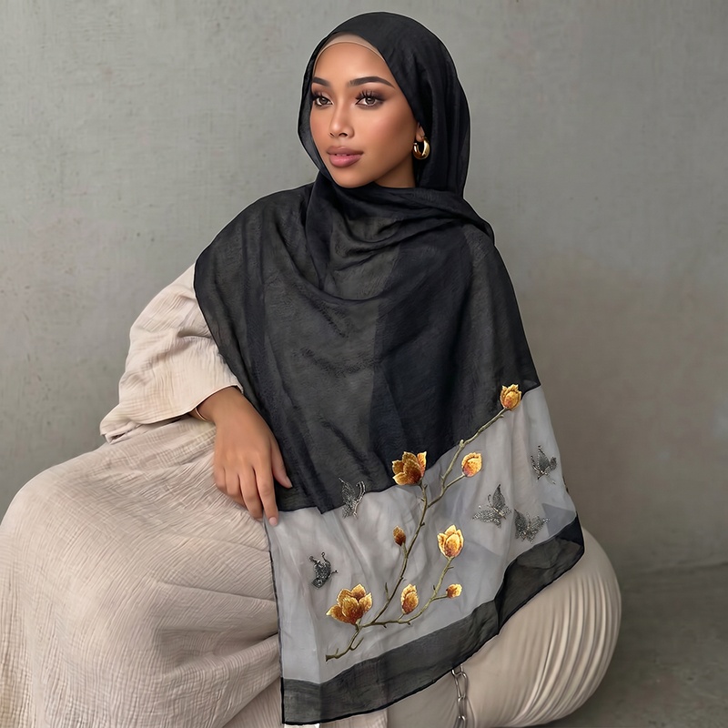 Sjaal Print Hijab Bandana Zijd - Vintage Fashion Hijab recensie en prijs